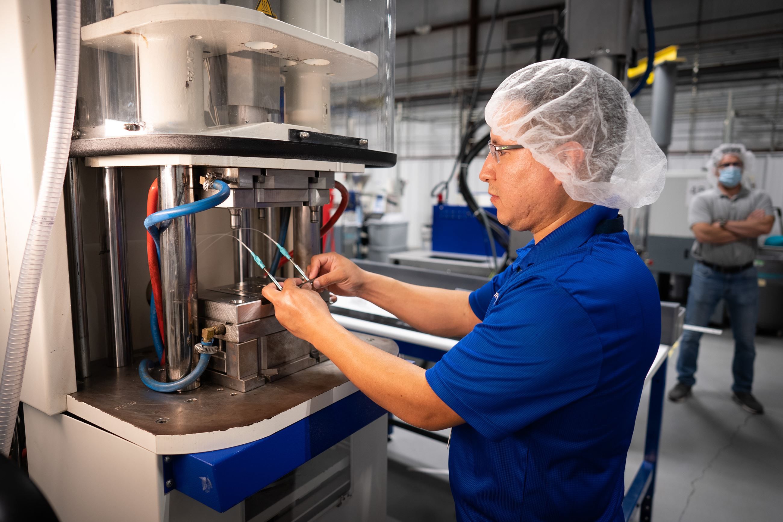 Man Working on Machine
